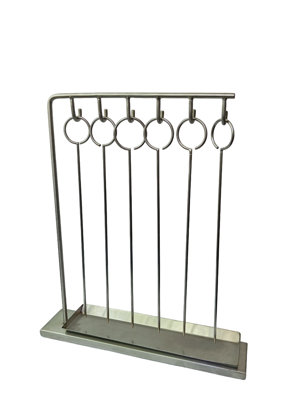 COLGADOR BROCHETAS RECTO 30X6X35